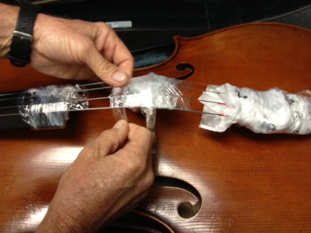 Packing A Violin For Shipping